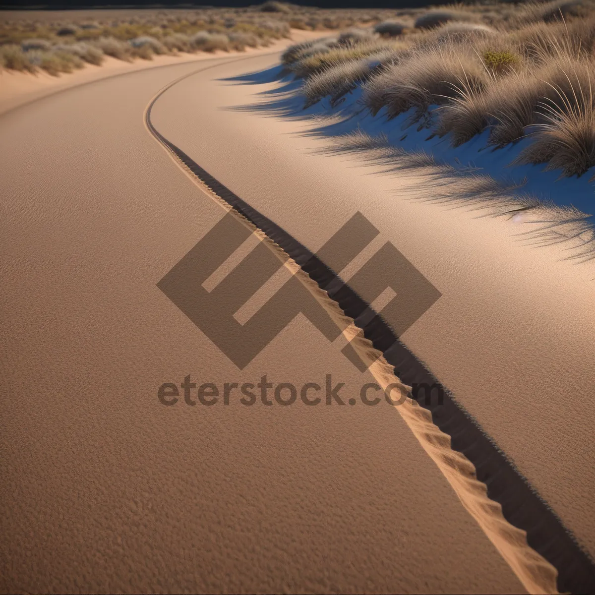 Picture of Serene Desert Dunes at Sunset