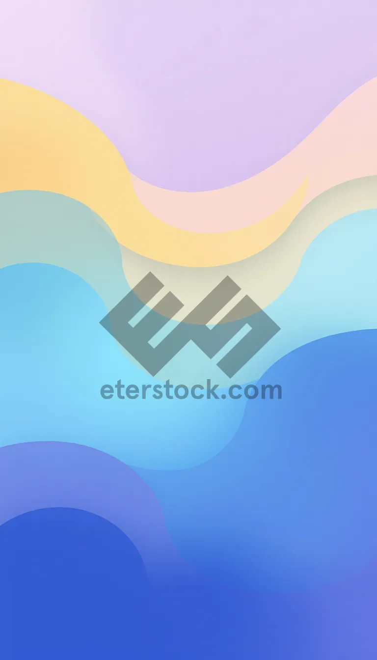 Picture of Graphic Wave Design Element Wallpaper