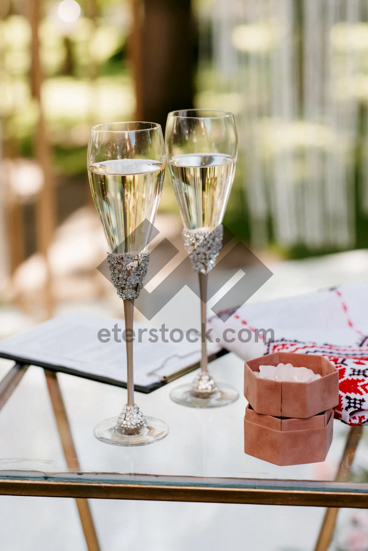 Picture of Luxury Champagne Toast at Wedding Celebration