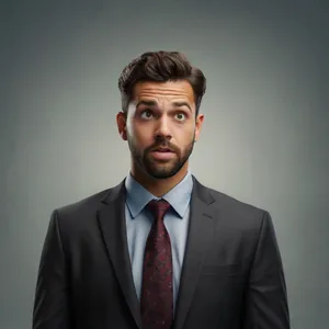 Smiling Businessman in a Professional Suit