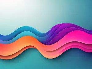 Colorful futuristic wave art design texture wallpaper