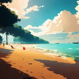 Tropical Paradise: Beach Bliss on a Sunny Island
