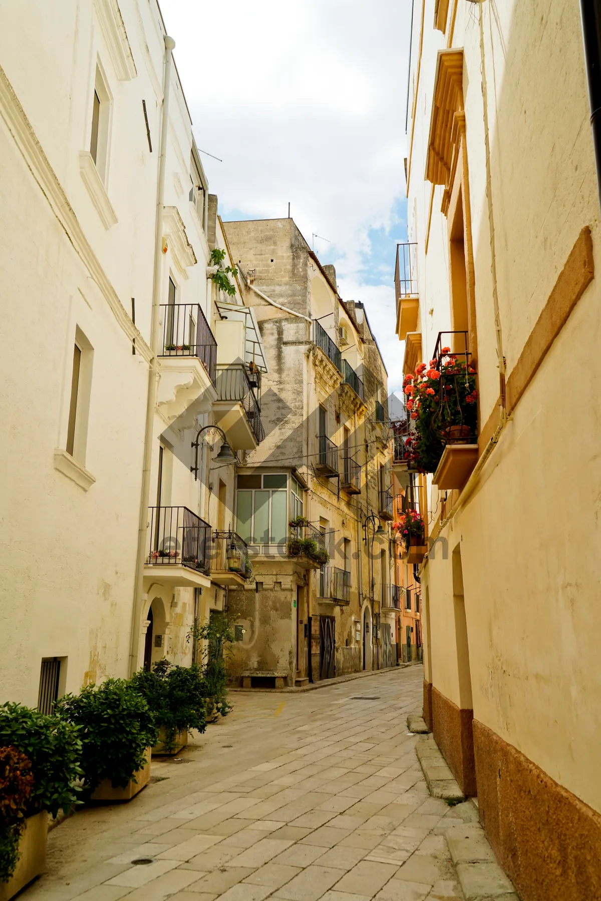 Picture of Historic cathedral towering above ancient city streets.