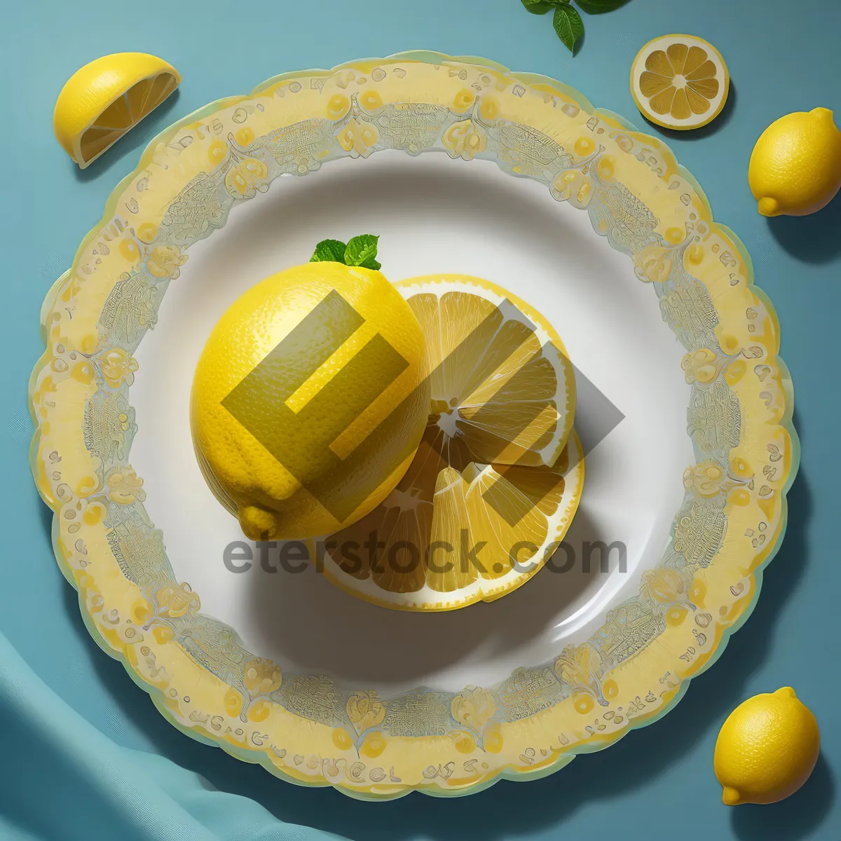 Picture of Fresh and juicy citrus fruits for a healthy diet
