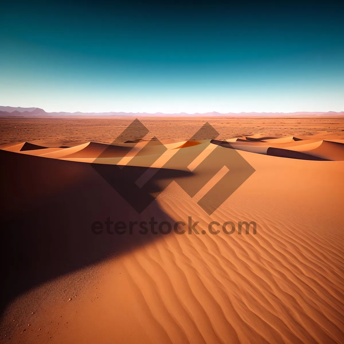 Picture of Majestic Moroccan Dunes under the Sunset Sky