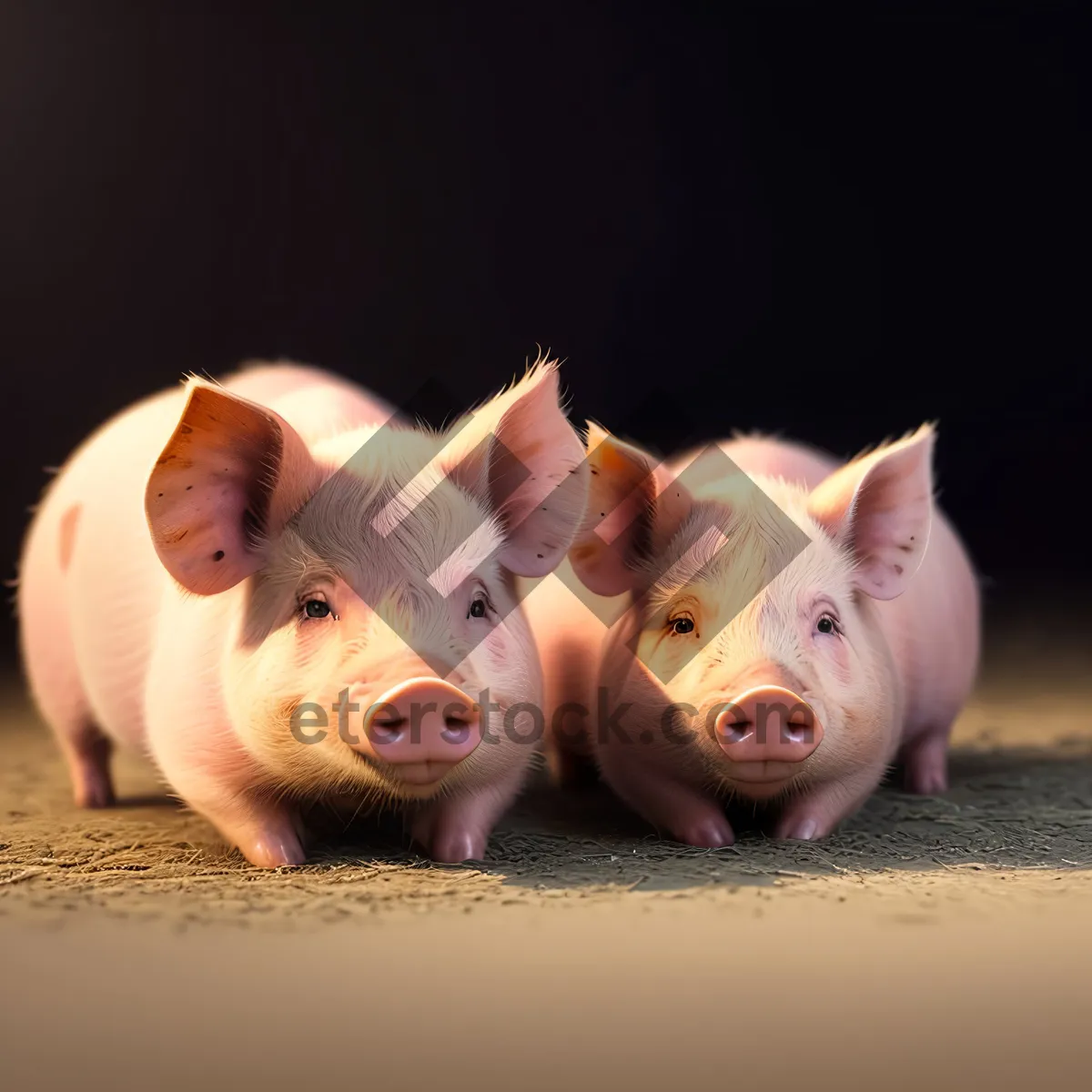 Picture of Piggy Bank Savings: A Pink Ceramic Piglet Container for Financial Wealth