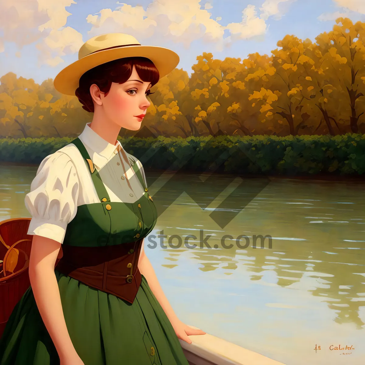 Picture of Joyful traveler exploring an oriental destination during summer vacation
