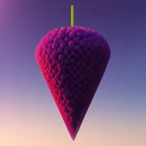 Juicy Berry Ice Cream Cone Delight