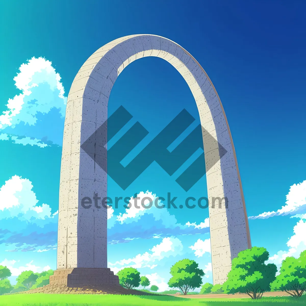 Picture of Triumphal Arch Tower - Historic Landmark Monument