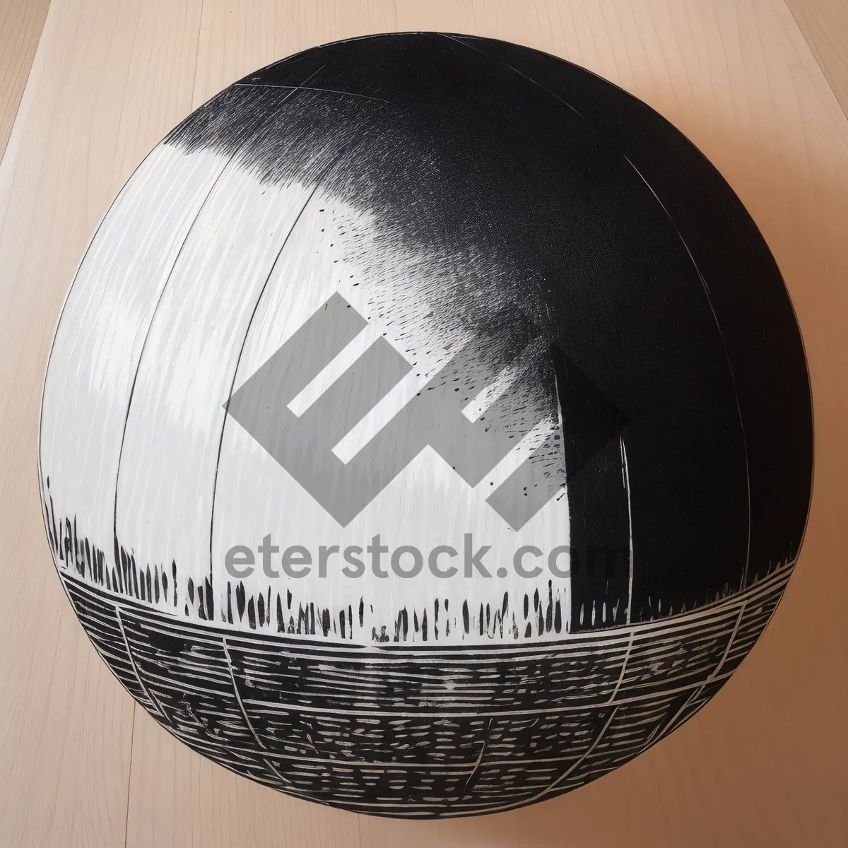 Picture of Spotlit Rugby Ball Equipment on Globe