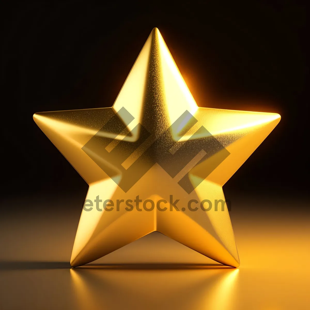 Picture of Five-Star Symbol Graphic Design Icon