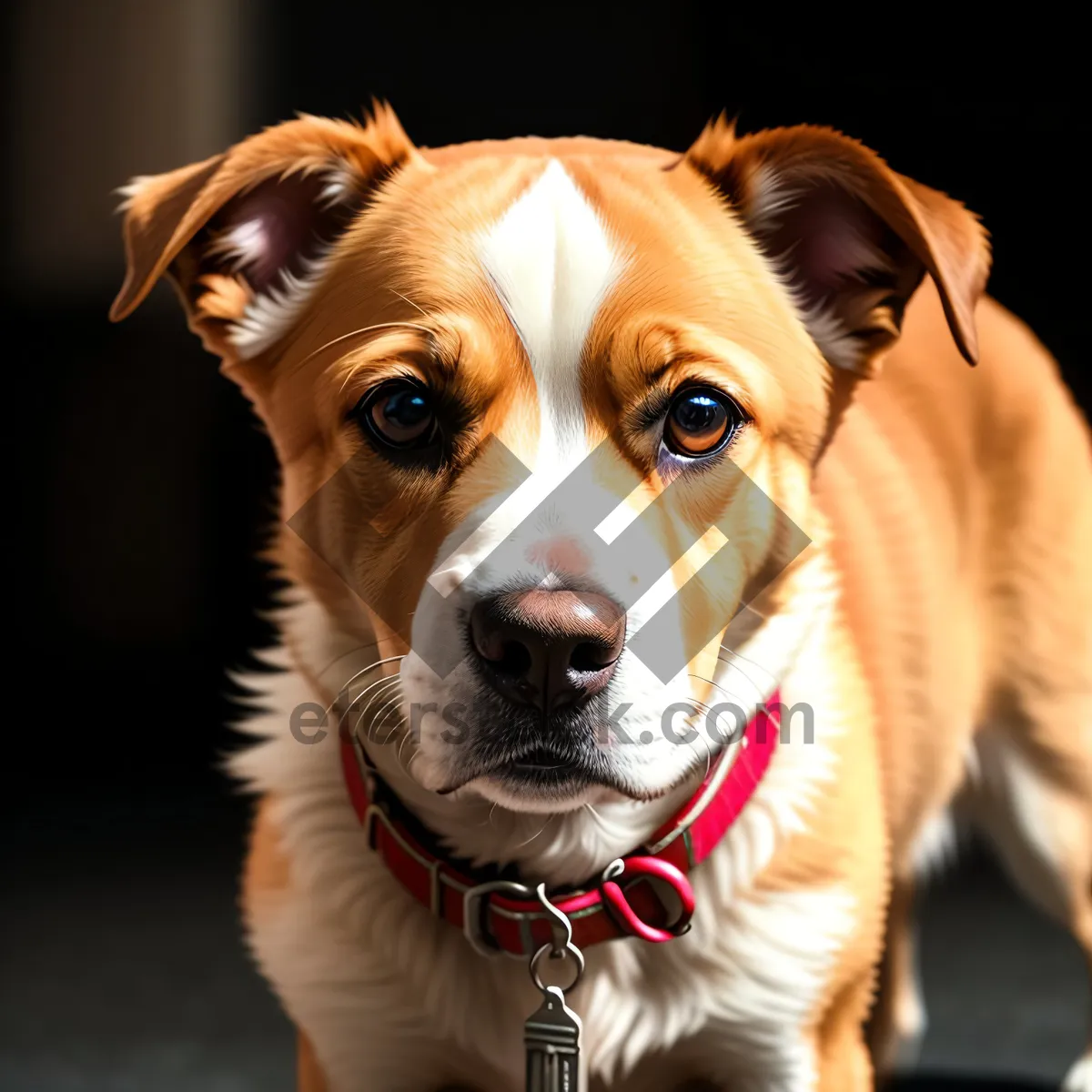 Picture of Adorable Terrier Puppy - Cute Purebred Canine Friend