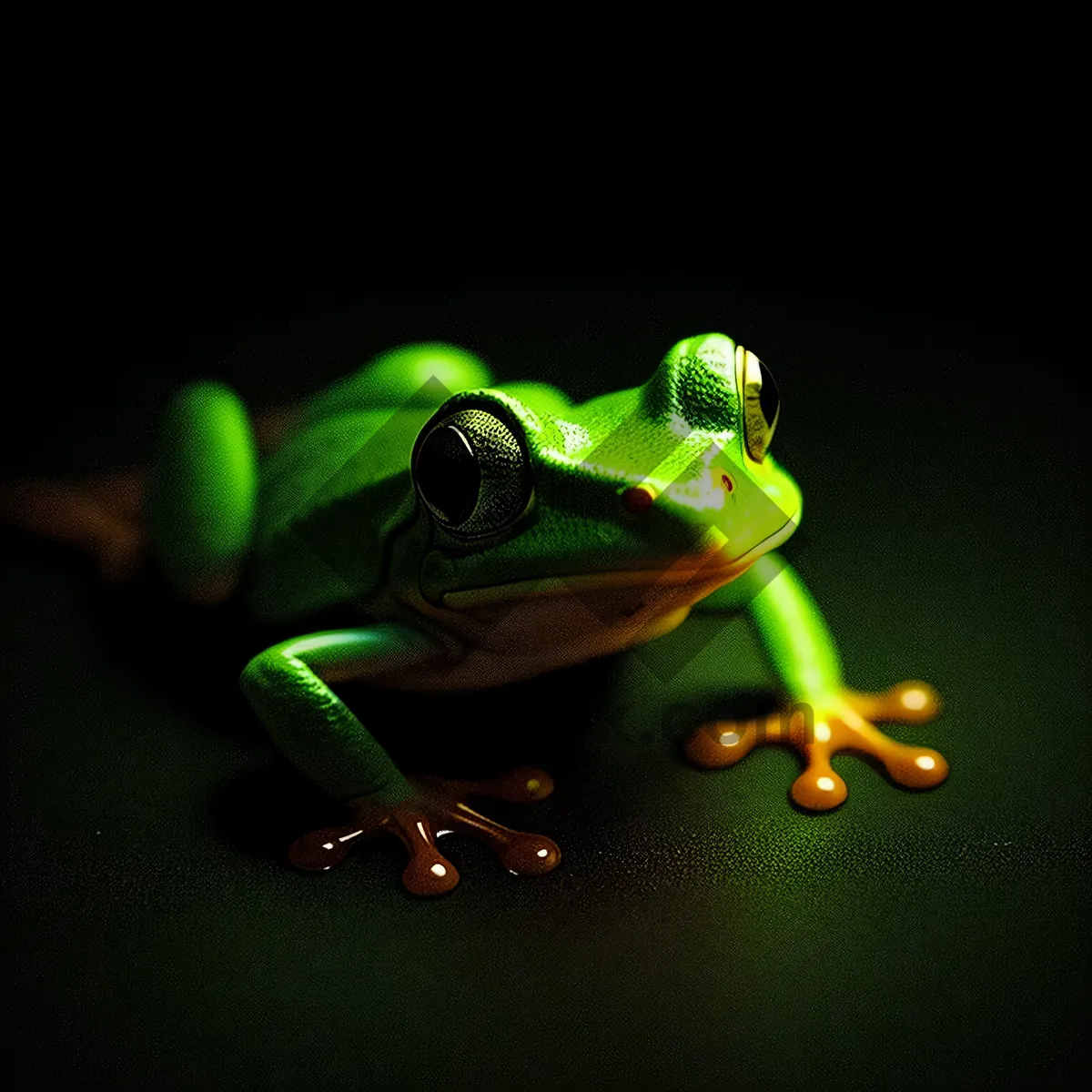 Picture of Vibrant-eyed Tree Frog in the Wild