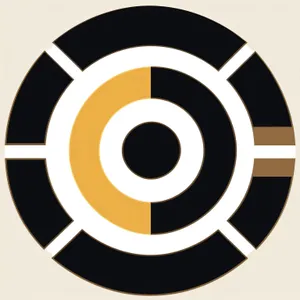 Black Circle Web Symbol Icon Design