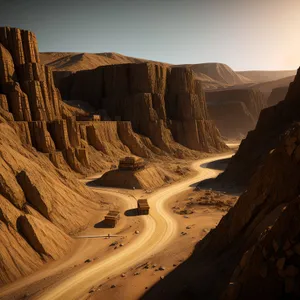 Majestic Southwest Canyon Landscape