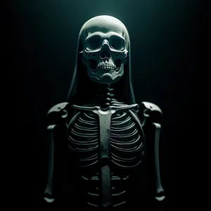 Anatomical Skeleton Head - Human Neck and Skull