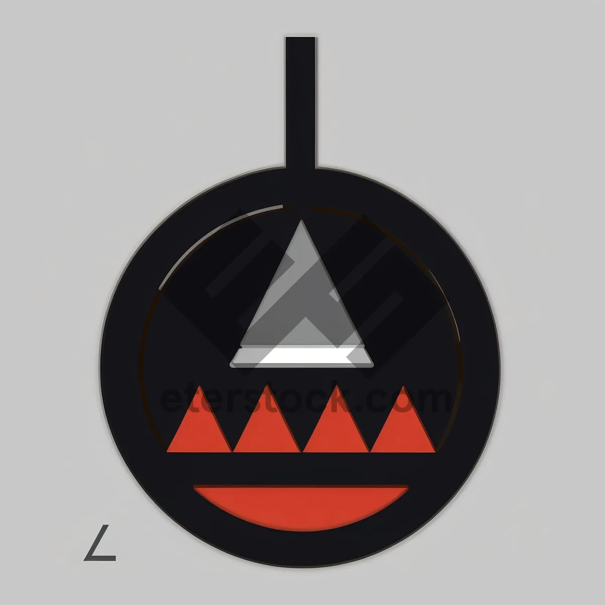 Picture of Spooky Halloween Symbol Button Icon Design