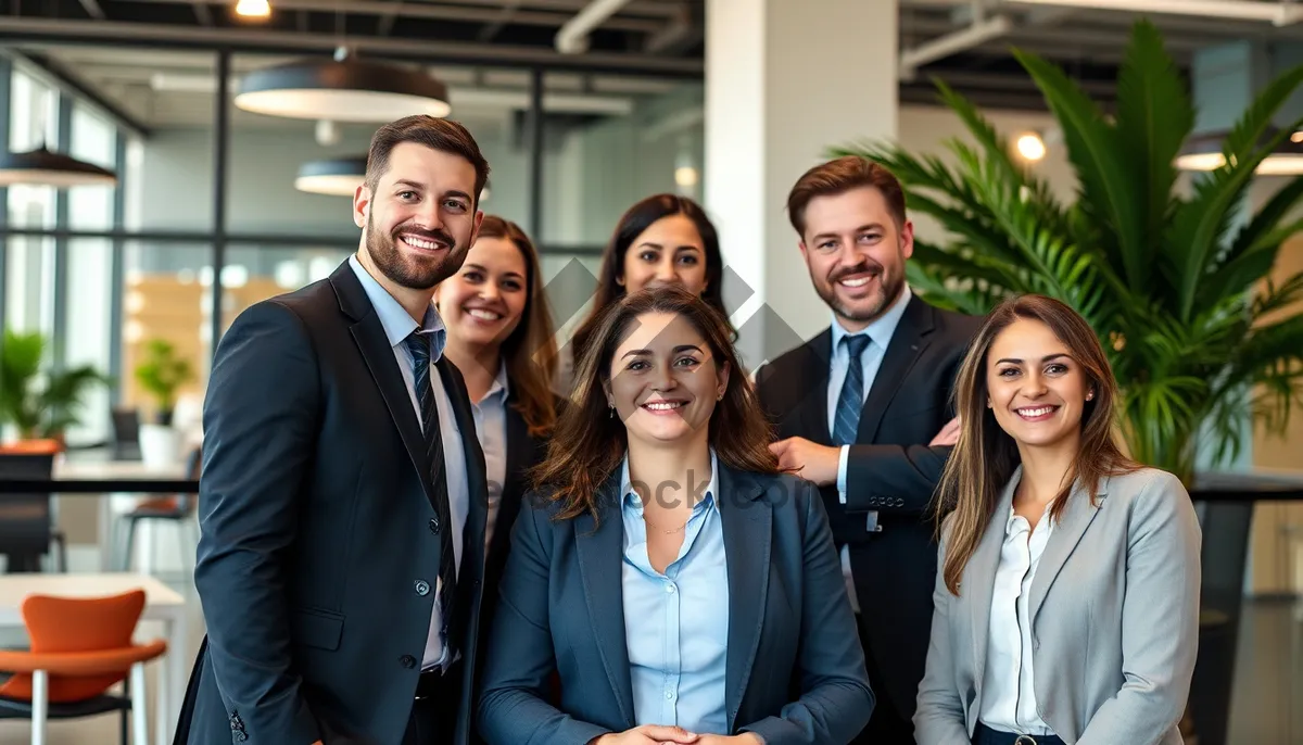 Picture of Diverse group of successful professionals in office setting