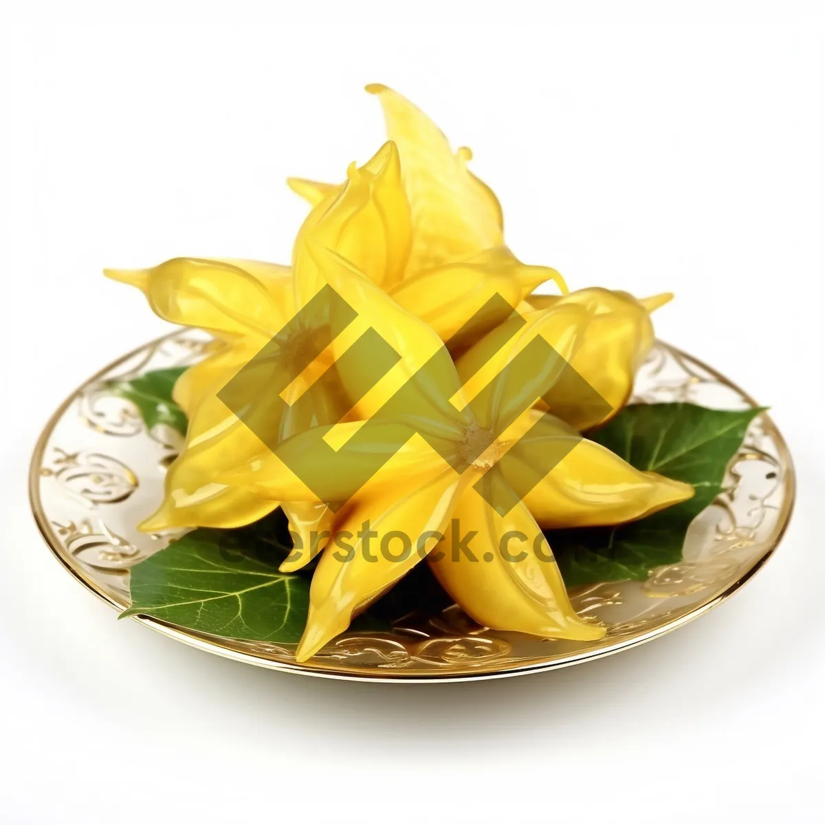 Picture of Yellow Floral Lily Decoration for Summer Island Design