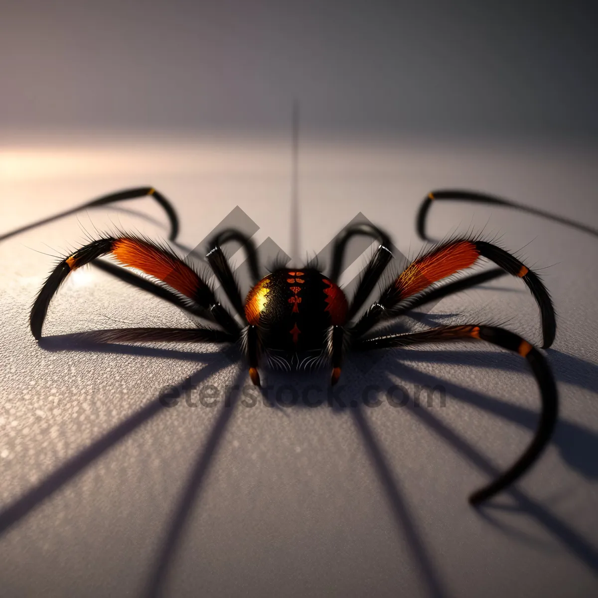 Picture of Black Widow Spider - Deadly Beauty