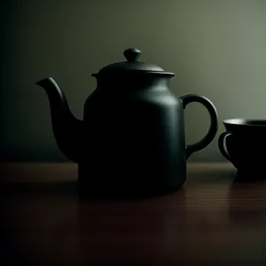 Traditional Ceramic Teapot with Handle - Perfect for Breakfast Tea or Coffee