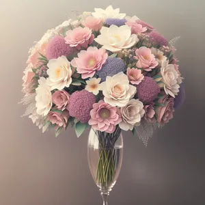 Romantic Pink Wedding Bouquet