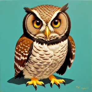 Yellow-eyed Hawk Portrait - Majestic Wilderness Predator