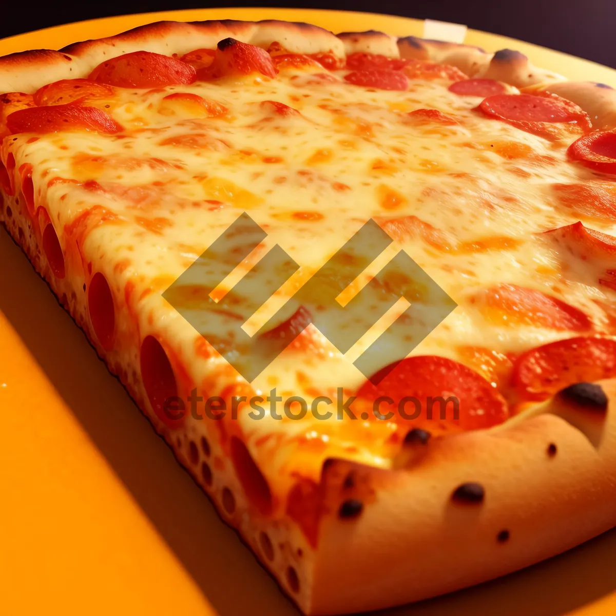 Picture of Delicious Gourmet Pizza with Fresh Toppings