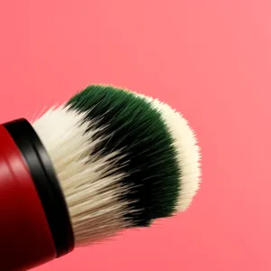 Vibrant Colorful Paintbrush with Bristles