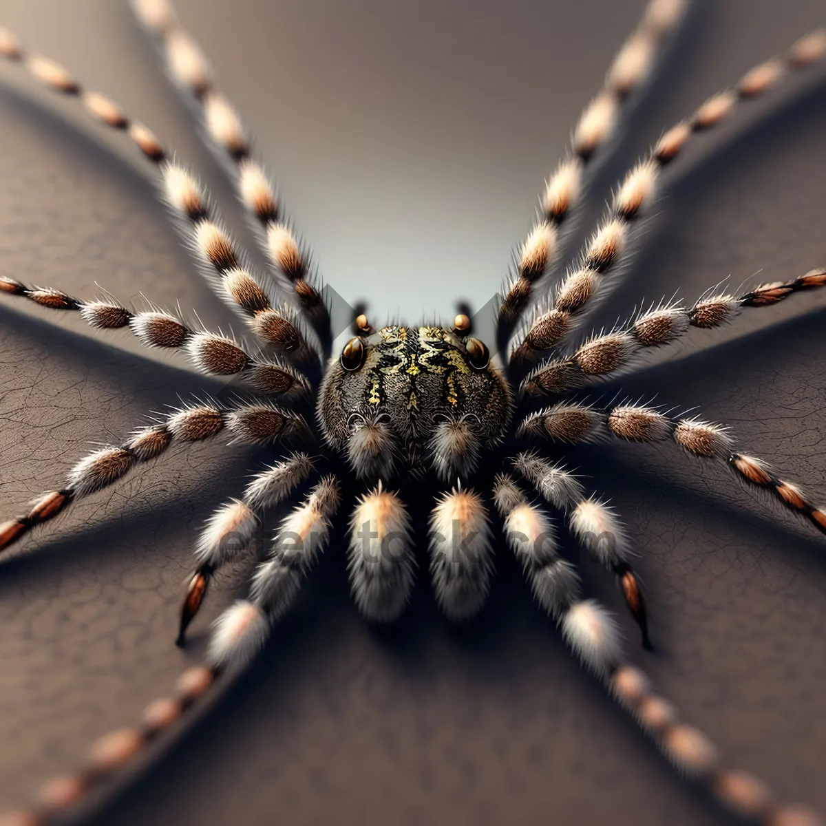 Picture of Wild Wolf Spider - Close-up Wildlife Capture