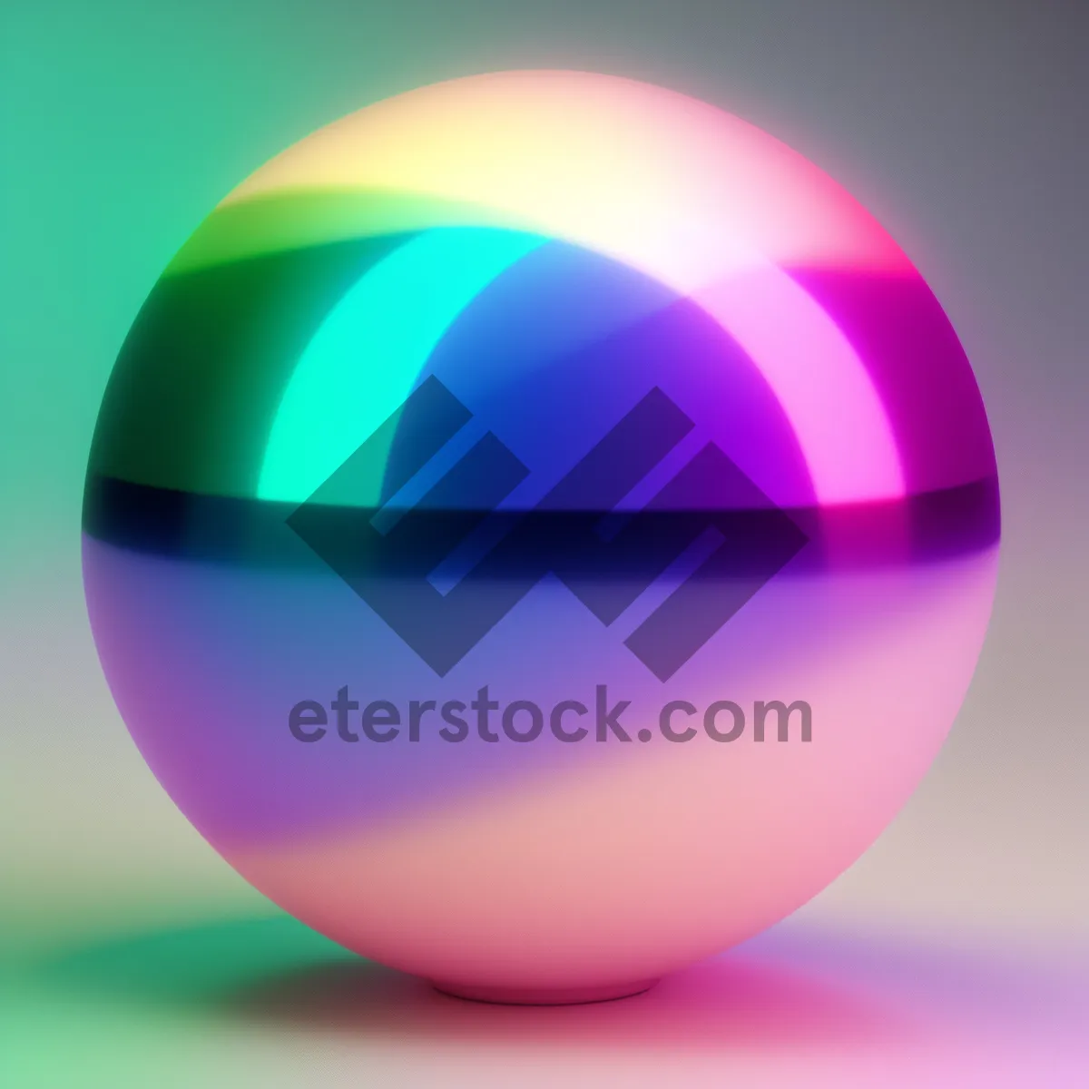 Picture of Colorful Glass Sphere Icon Set for Web Design