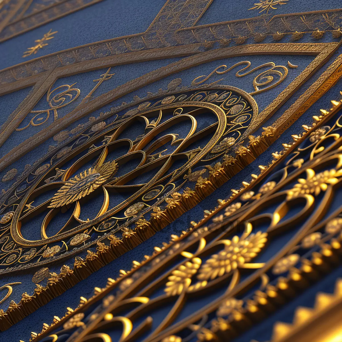 Picture of Exquisite Arabesque Prayer Rug: Iconic Artistry in Religious Architecture