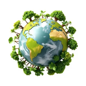 Global Earth Map Icon in Circle design