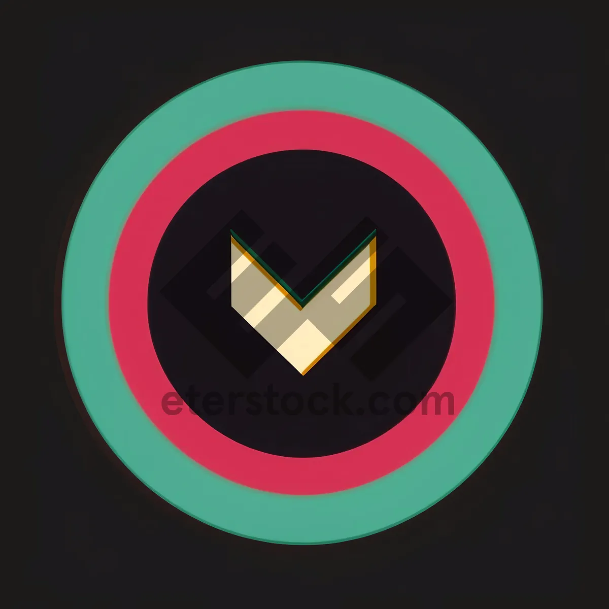 Picture of Web Round Glossy Circle Button Icon