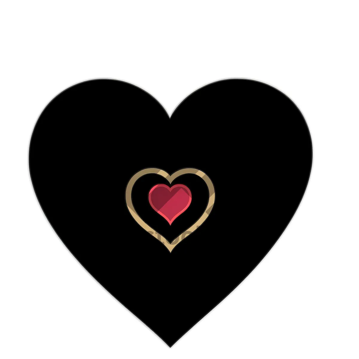 Picture of Romantic Love Symbol - Shiny Heart Icon