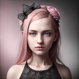Sultry Aristocrat Princess with Elegant Black Hair