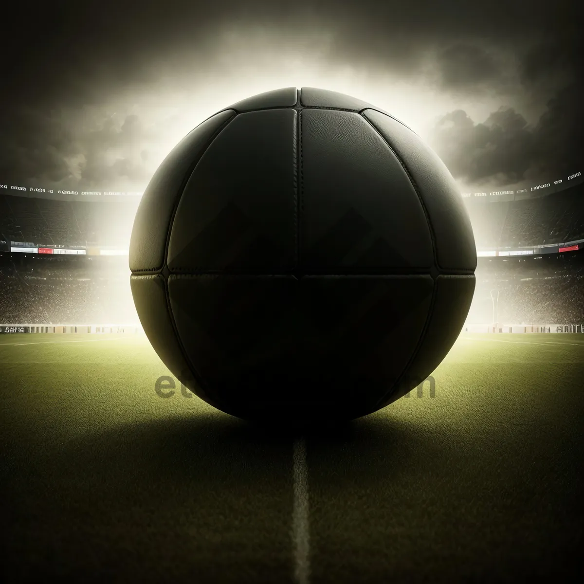 Picture of International Soccer Championship Graphic on Electronic Device