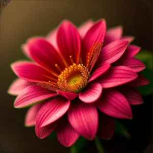 Pink Daisy Blossom - Summer Botanical Floral