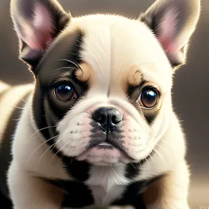 Lovely Bulldog Terrier - Purebred Canine Companion