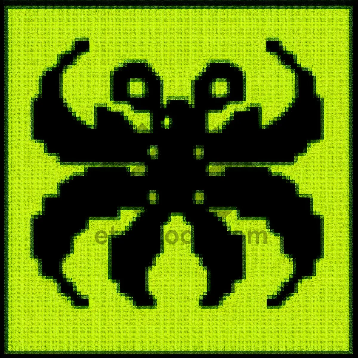 Picture of Black Digital Clock - Timepiece Instrument