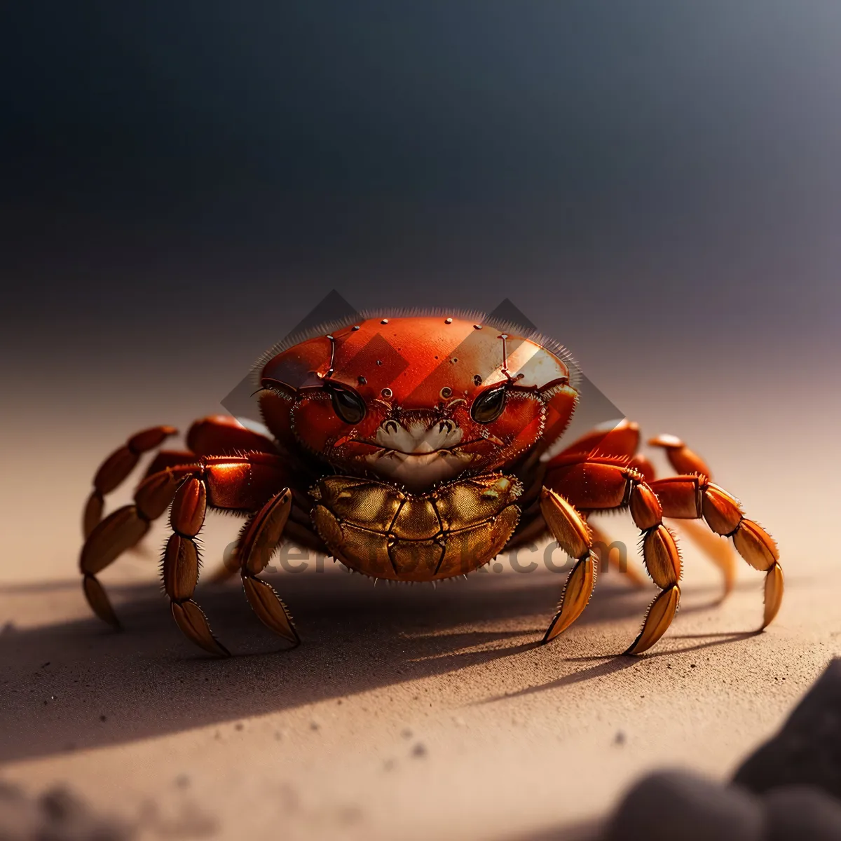 Picture of Close-up of a Hermit Crab on Rock