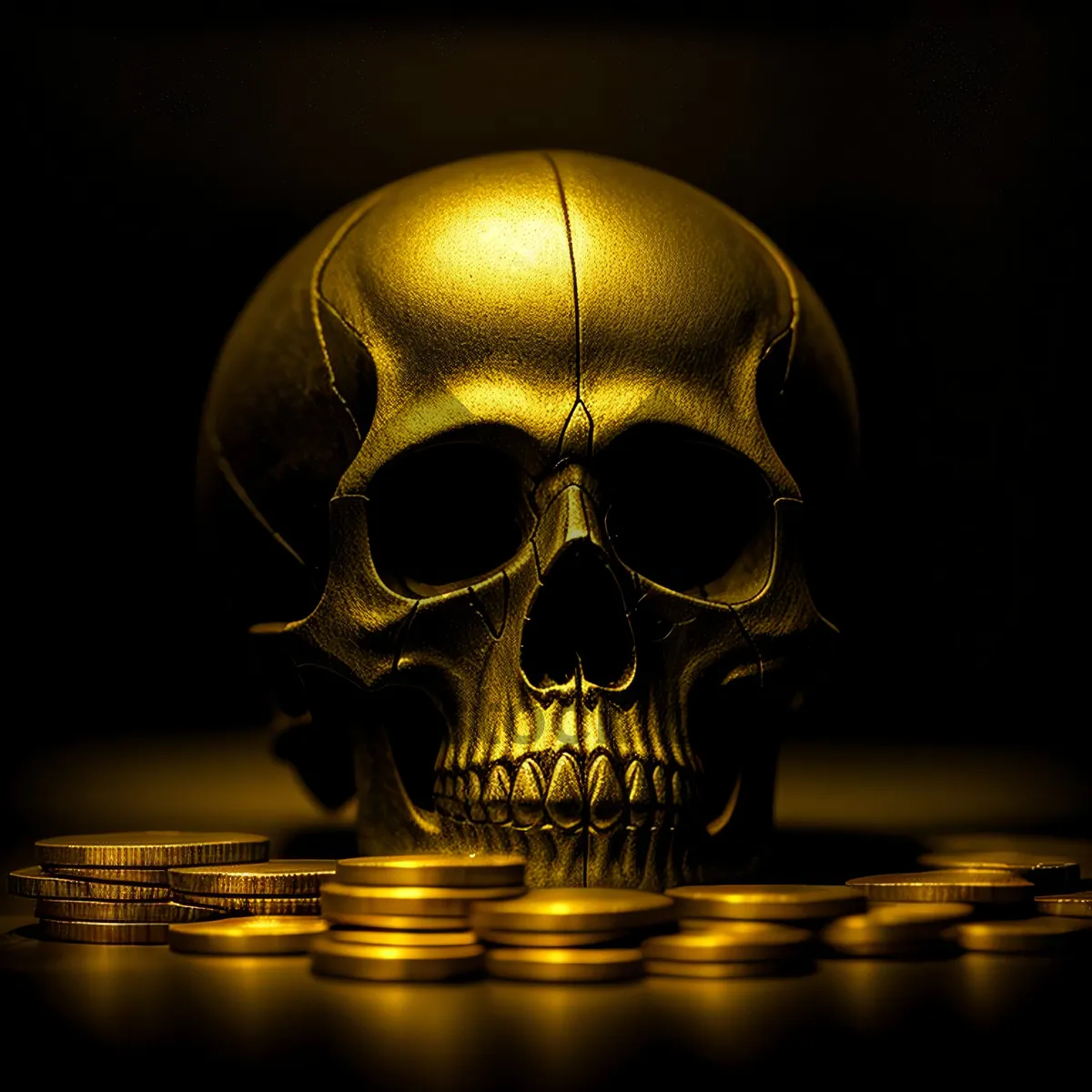 Picture of Pirate Skull: Sinister Anatomy of Death