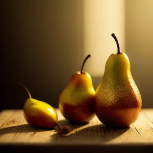 Deliciously Fresh Yellow Pear Snack