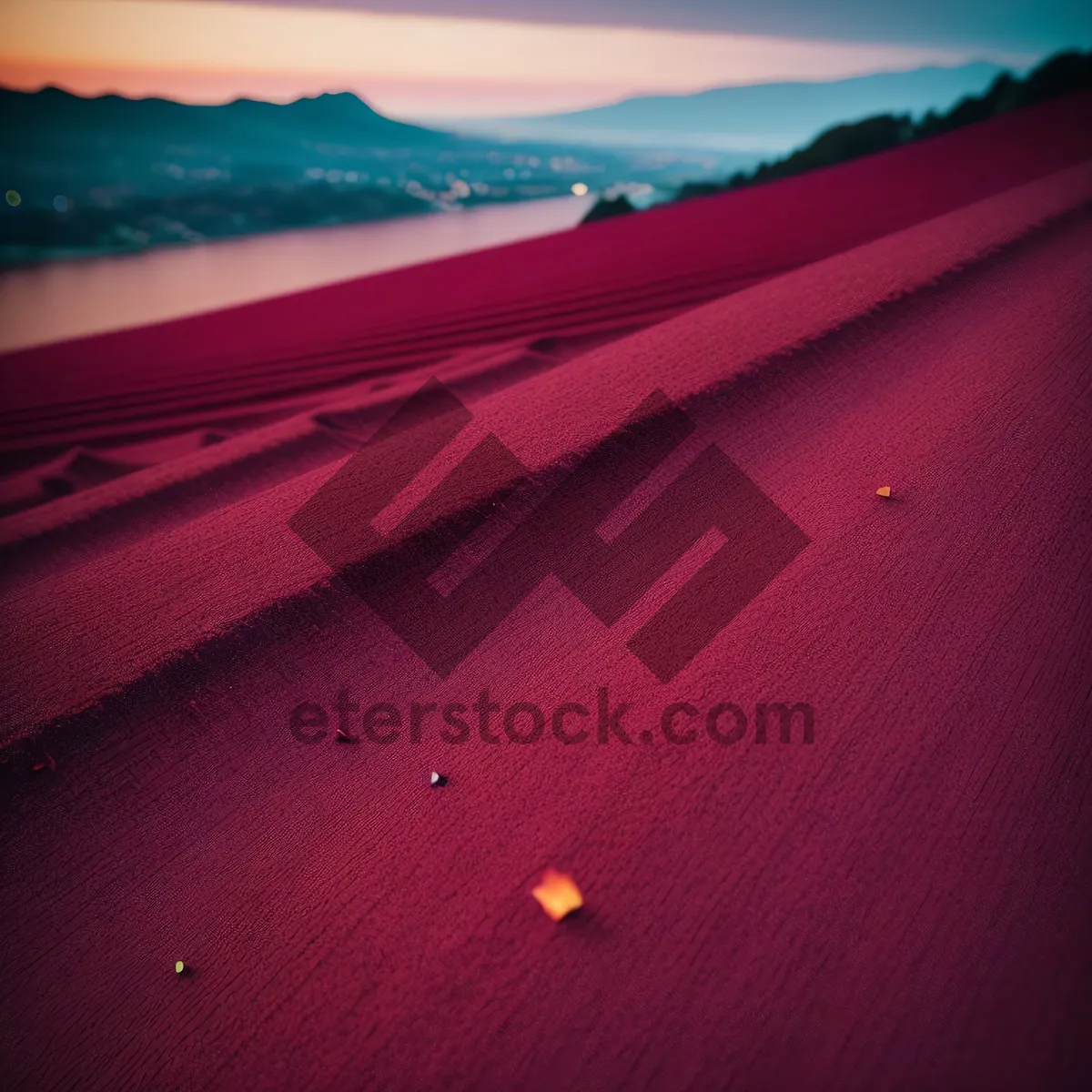 Picture of Serene Coastal Sunset over Sunlit Ocean