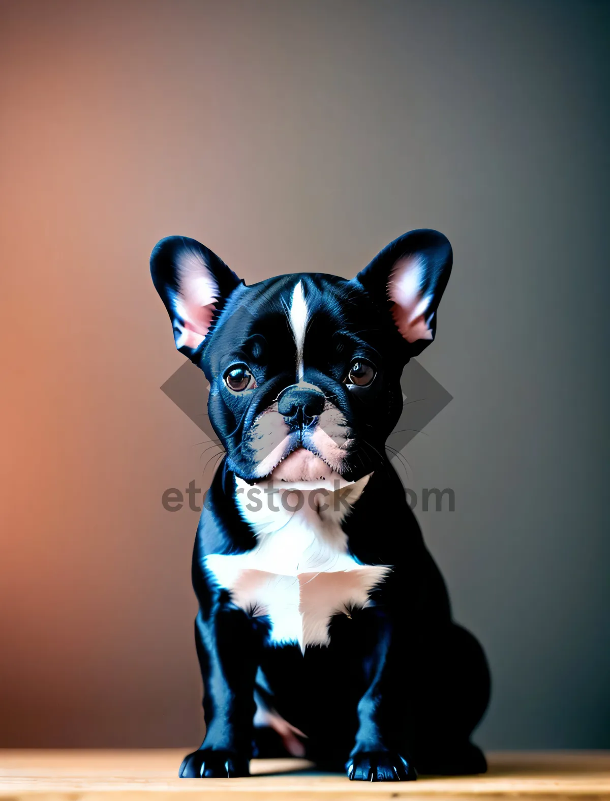 Picture of Cute Wrinkled Terrier - Adorable Purebred Canine Portrait