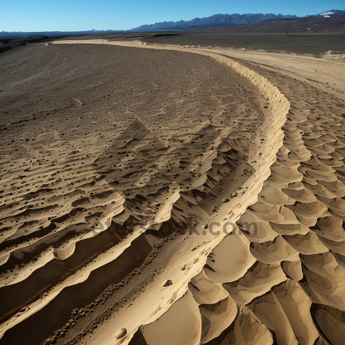 Picture of Scenic Desert Dune Landscape Under Sunny Sky