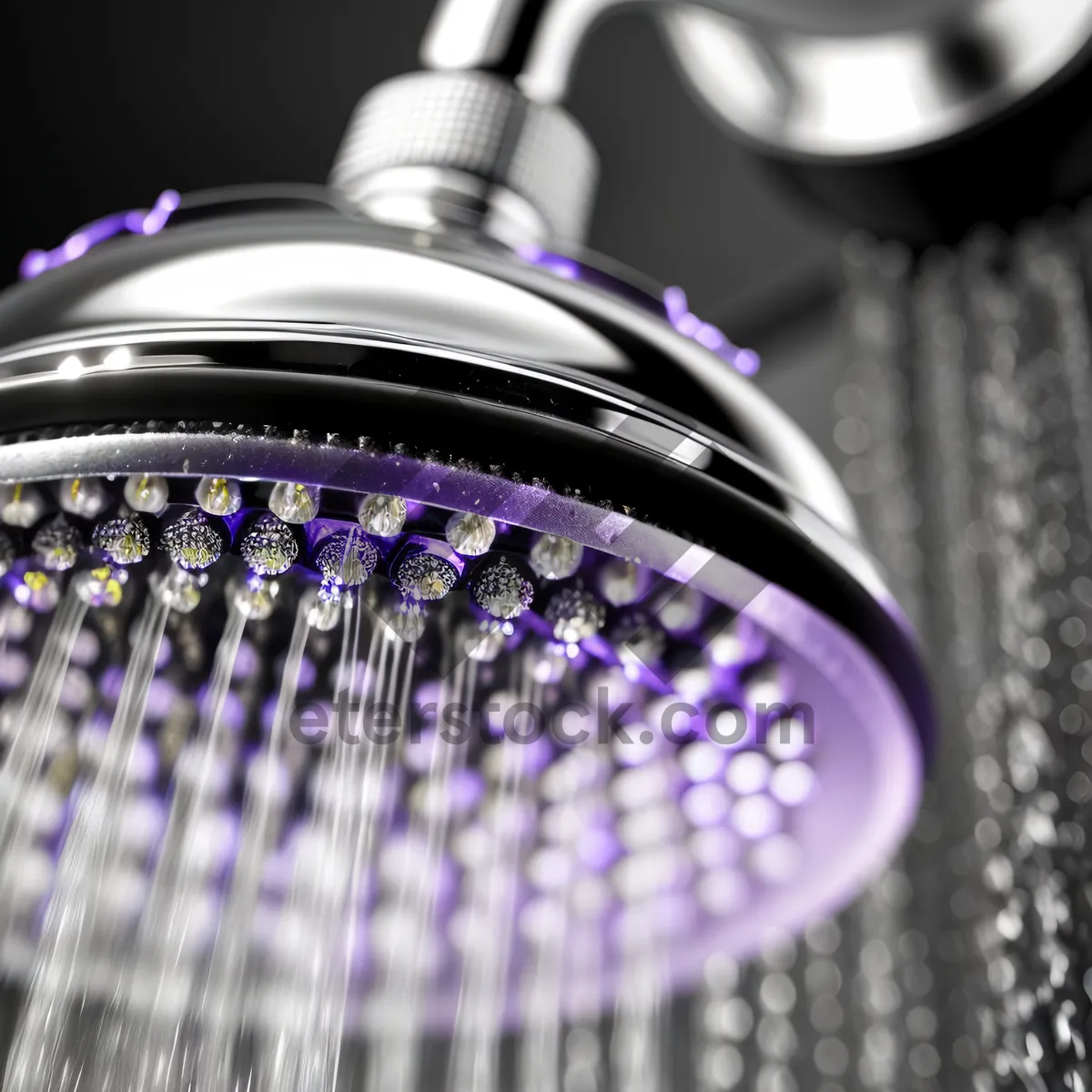 Picture of LED Shower Fixture: Advanced Plumbing Technology for Illuminated Showers