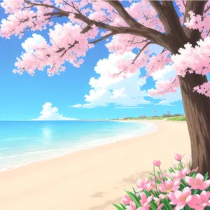 Paradise Beach Escape: Pink Sands and Turquoise Waters