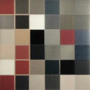 Modern checkered tile pattern wallpaper in retro style