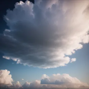 Vibrant Summer Skies: Captivating Clouds and Radiant Sun